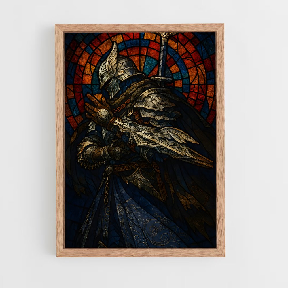 Poster La Lumière des Héros – affiche Elden Ring (vue 4)